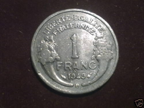 1 FRANC MORLON 1949 B 110613377135