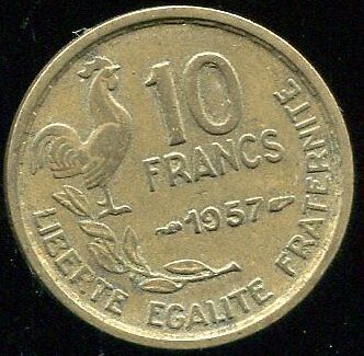 10 FRANCS GUIRAUD 1957 120802289605