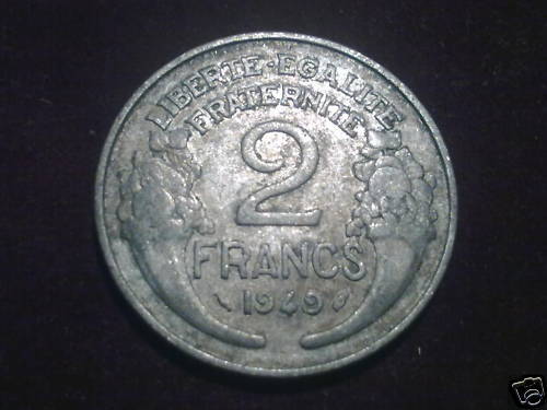 2 FRANCS MORLON 1949 110613376275