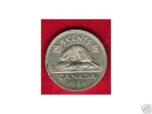 5 CENTS CANADA 1984 110613376315