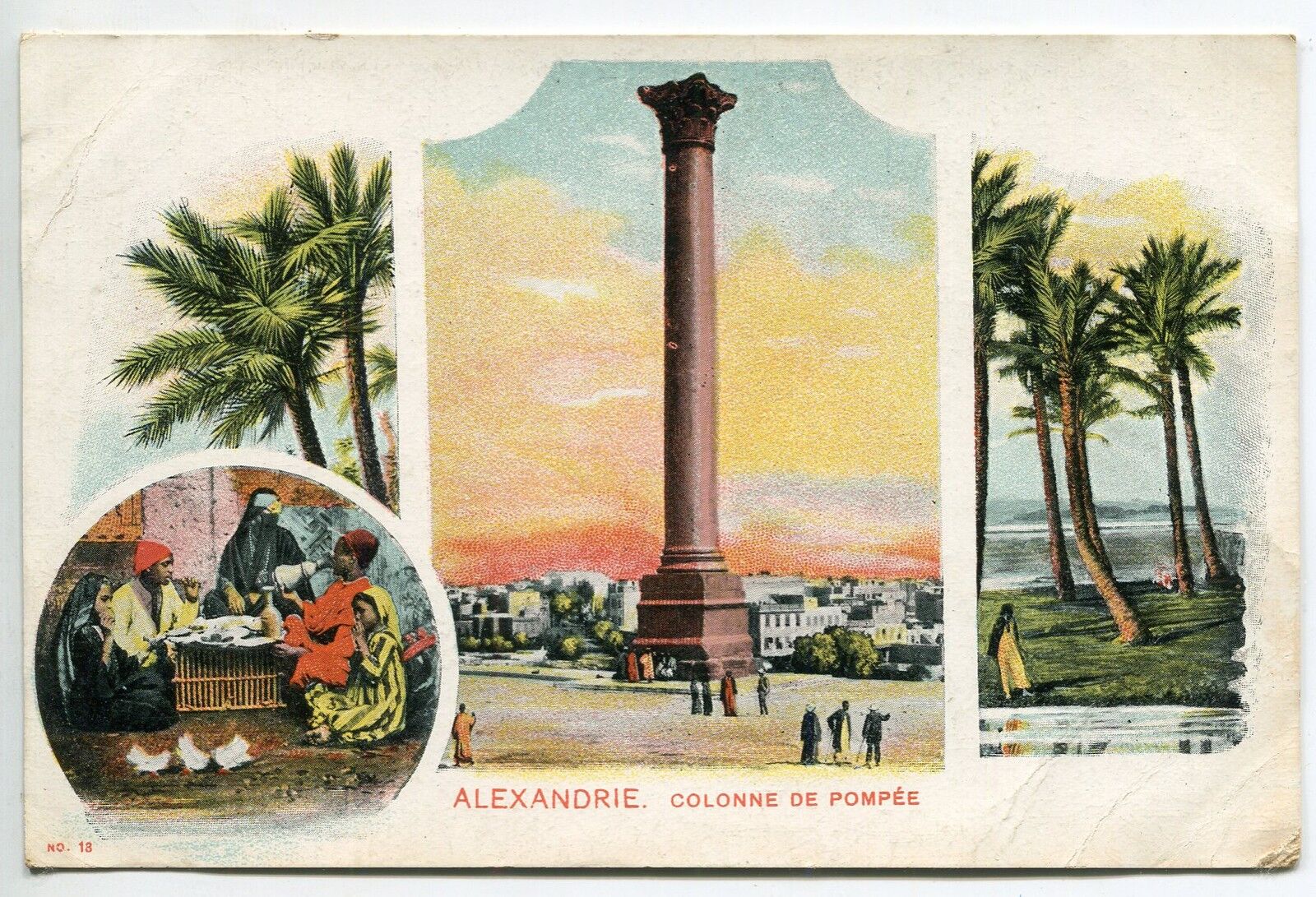 CARTE POSTALE ALEXANDRIE COLONNE DE POMPEE 400829005045