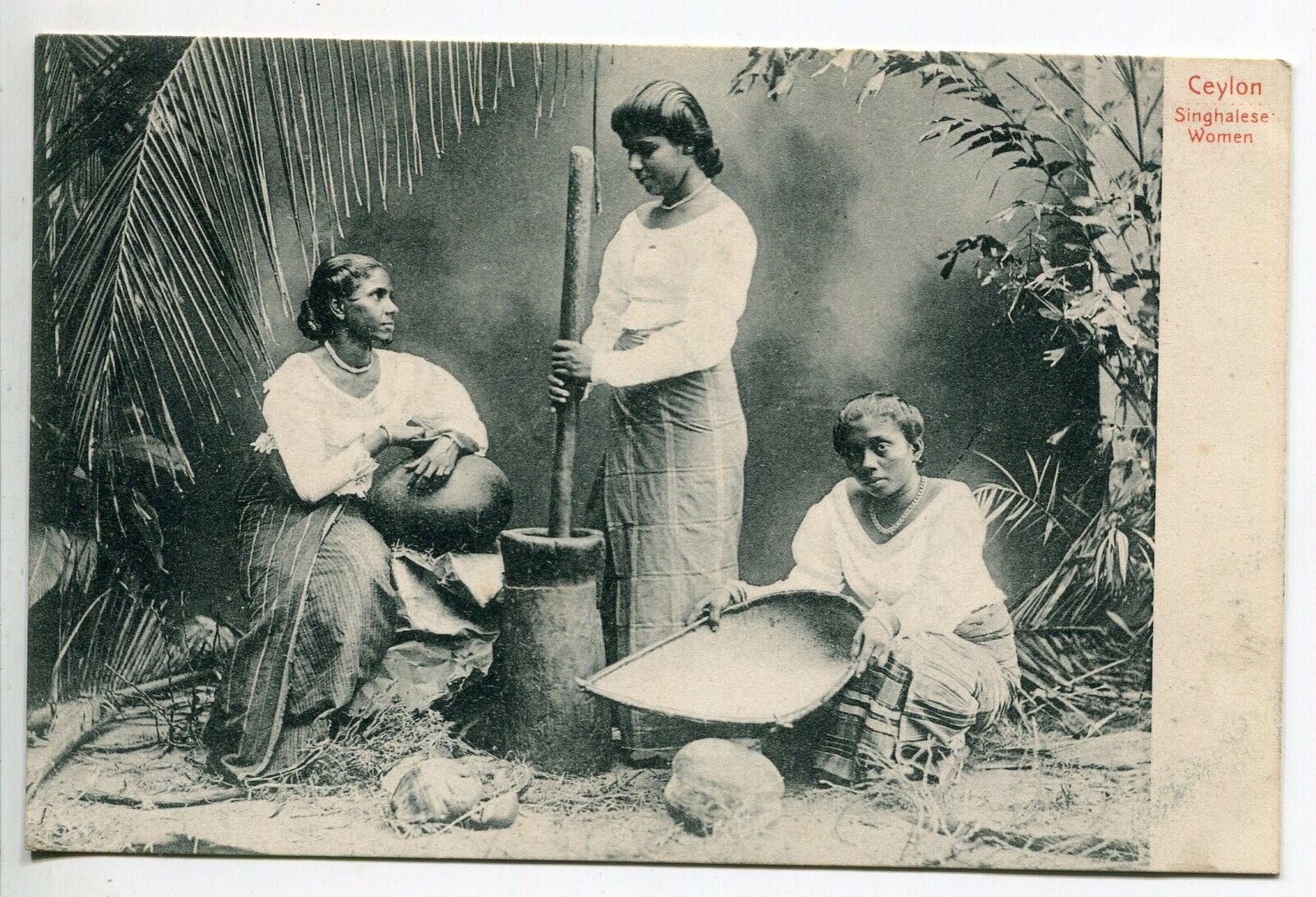 CARTE POSTALE ASIE SRI LANKA CEYLAN CEYLON SINGHALESE WOMEN 400808974775