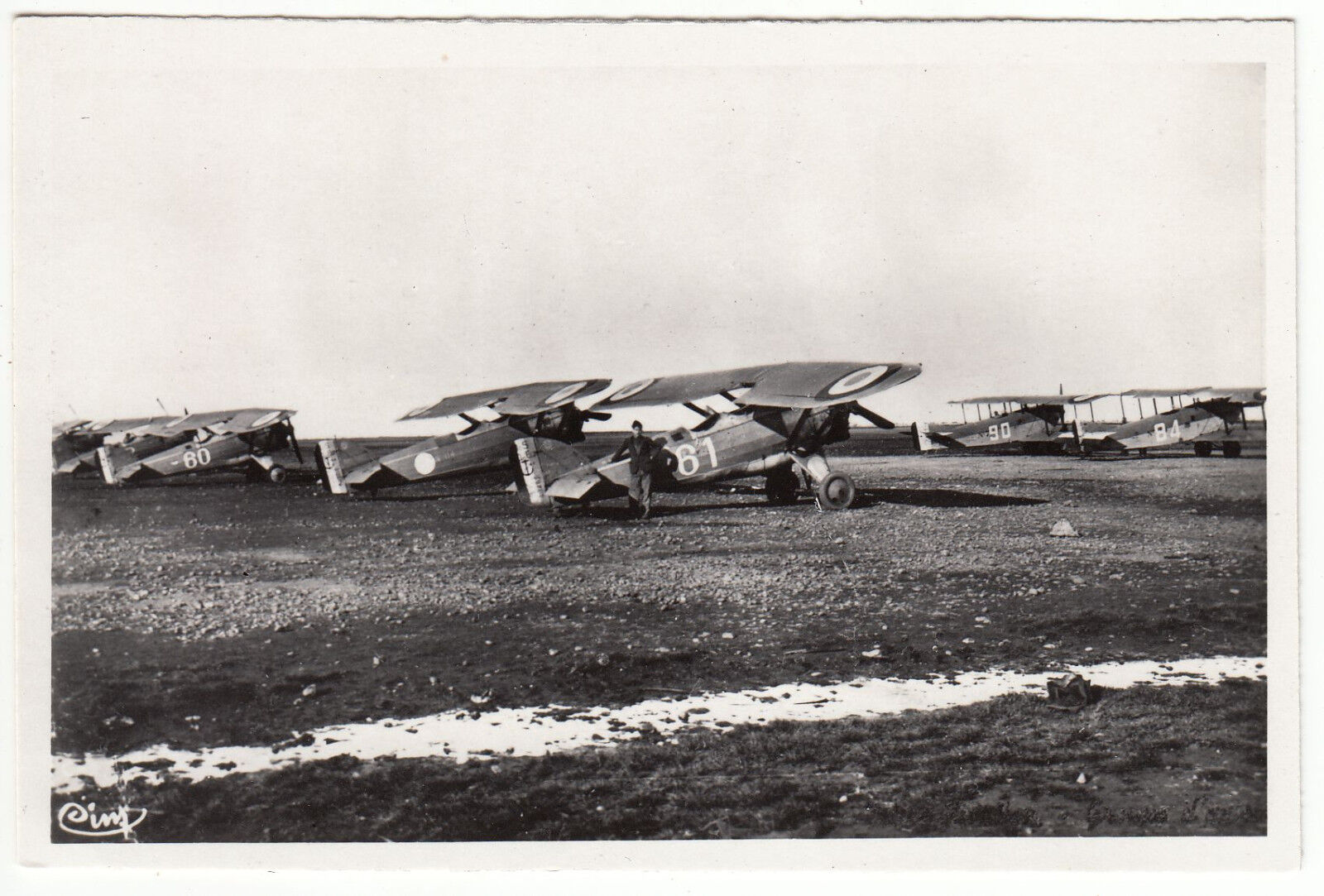 CARTE POSTALE AVIATION ISTRES GROUPE D AVIONS 122302618775