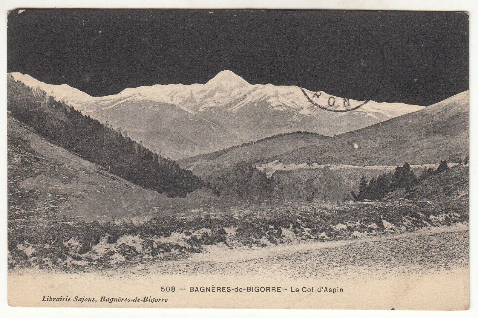 CARTE POSTALE BAGNERES DE BIGORRE LE COL D ASPIN 123905026215