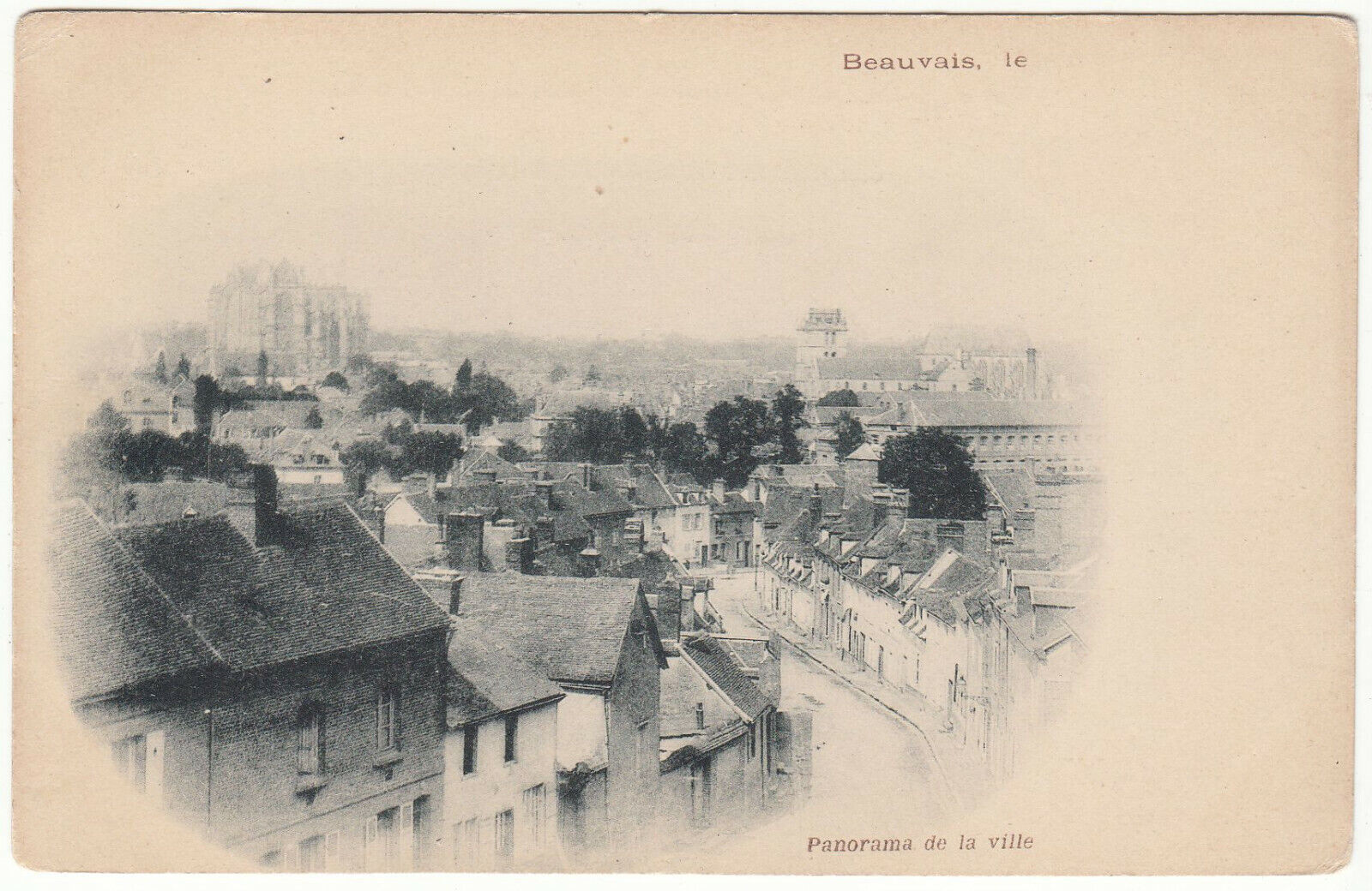 CARTE POSTALE BEAUVAIS PANORAMA DE LA VILLE 401962598735