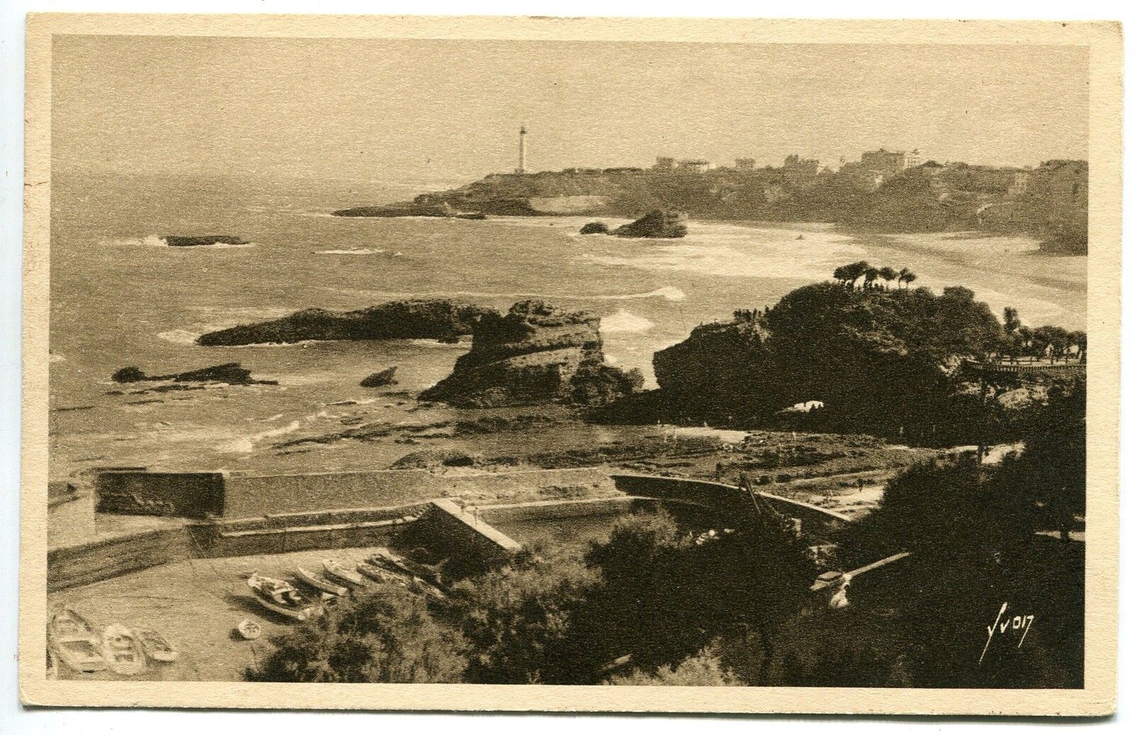 CARTE POSTALE BIARRITZ VUE PRISE DE L ATALAYE 400682155045