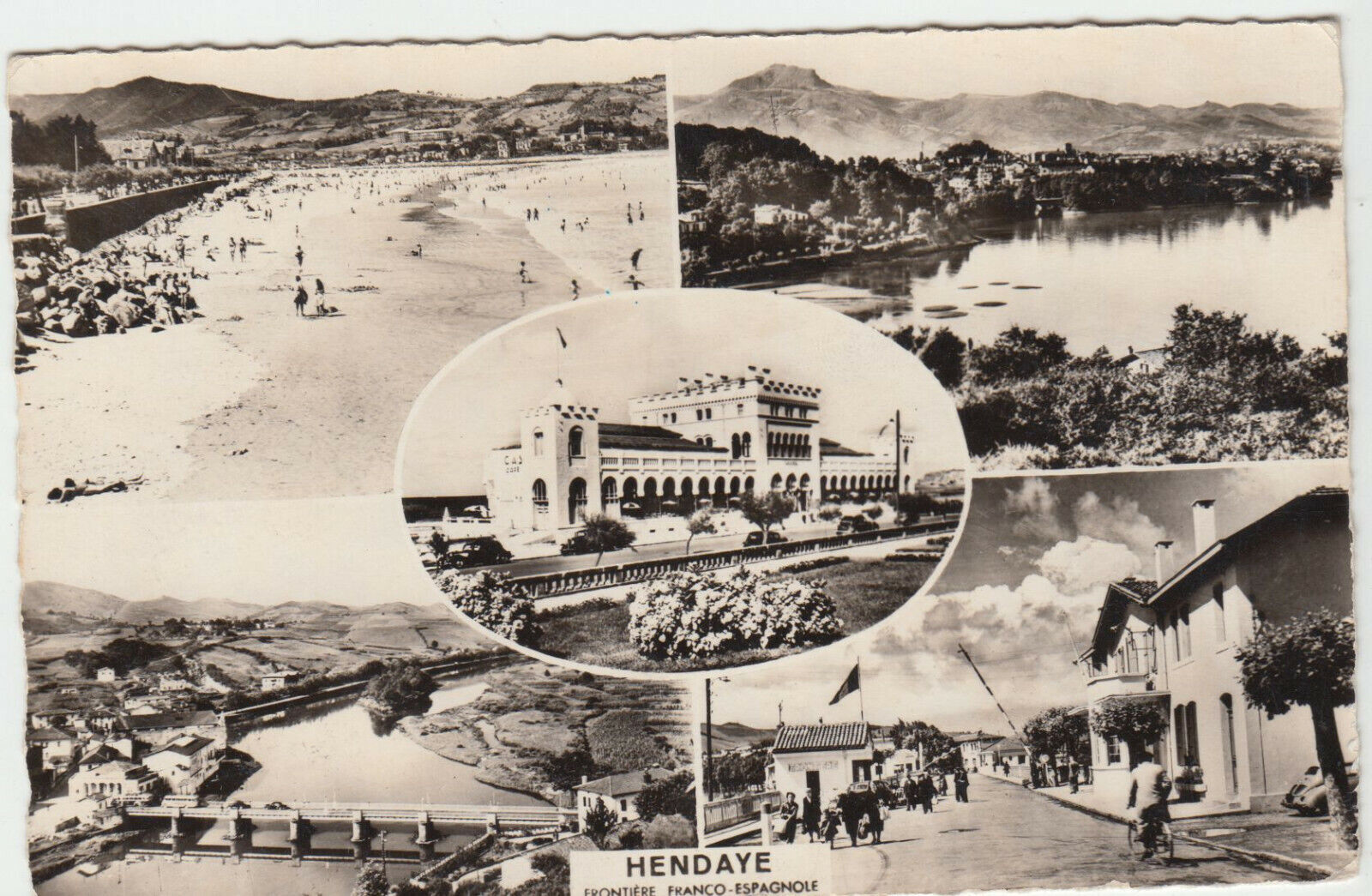 CARTE POSTALE HENDAYE PLAGE VUE GENERALE 124099243815