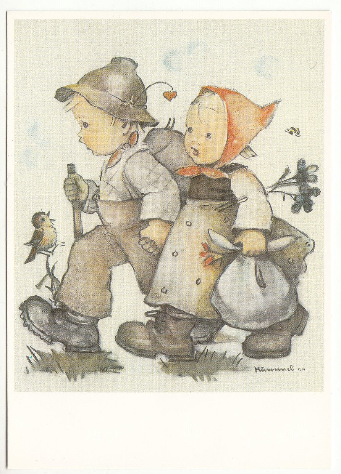 CARTE POSTALE ILLUSTRATEUR HUMMEL N 621217 HANSEL AND GRETEL 401500547875