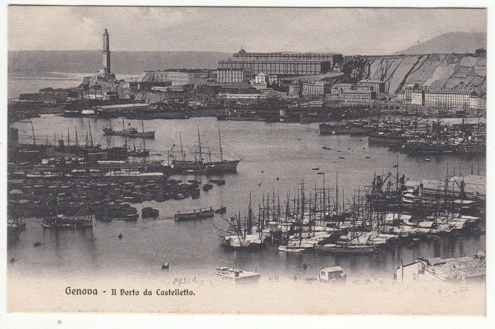 CARTE POSTALE ITALIE GENOVA IL PORTA DA CASTELLETTO 122264588015