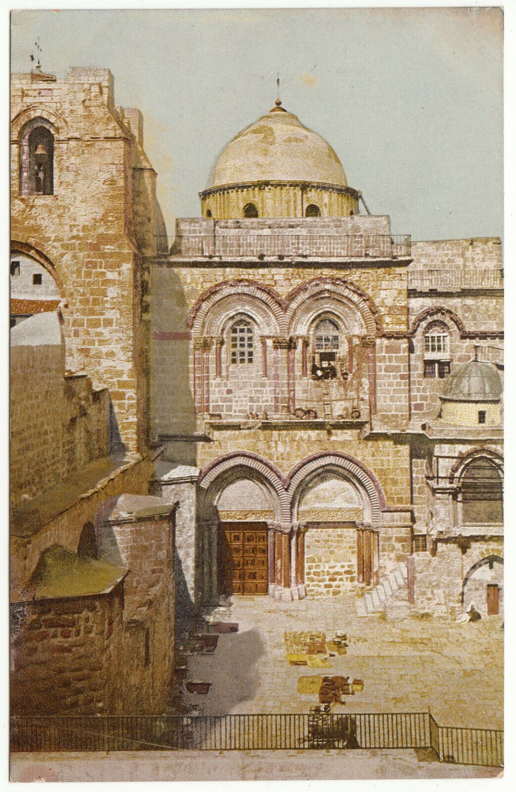 CARTE POSTALE JERUSALEM FACADE DU ST SEPULCRE 401949473135