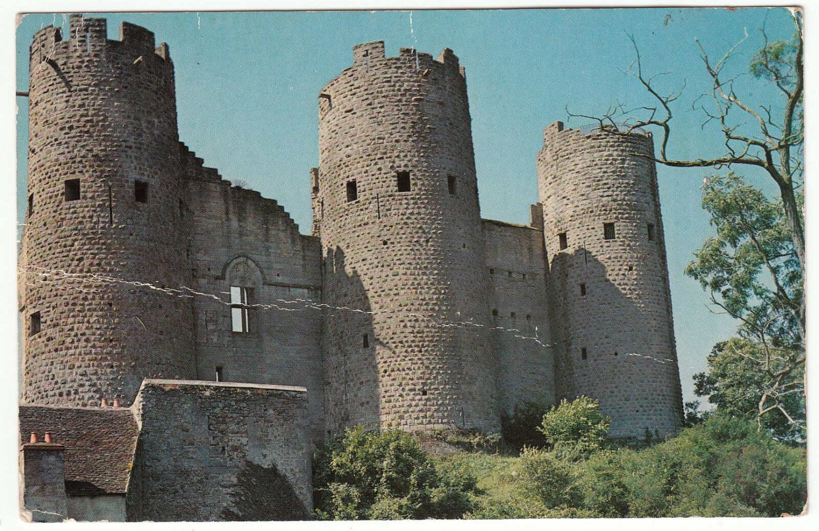 CARTE POSTALE L ARCHAMBAULT RUINES DU CHATEAU DE BOURBON 122619806845