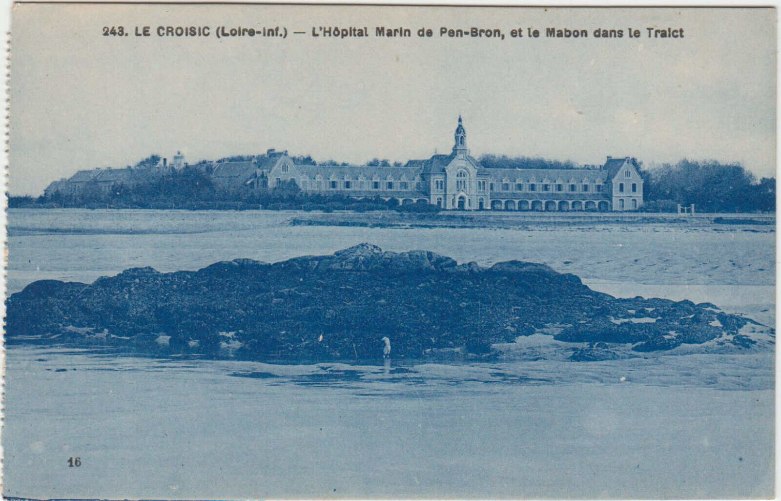 CARTE POSTALE LE CROISIC L HOPITAL MARIN DE PEN BRON ET LE MABON DANS LE TRALCT 401914636745