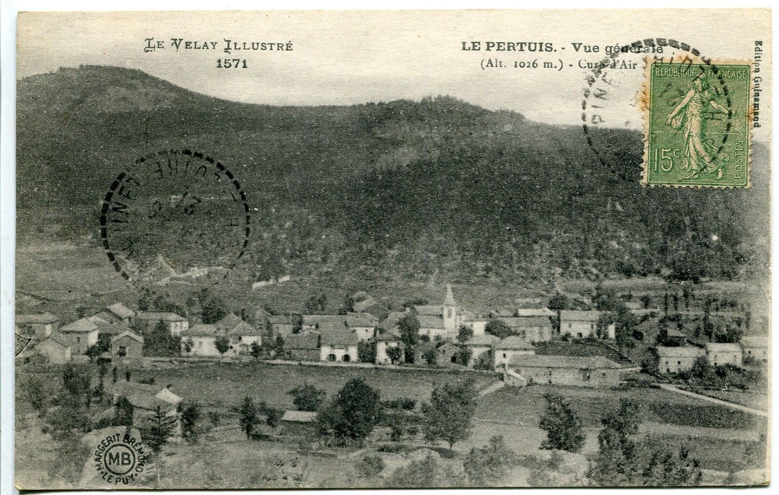 CARTE POSTALE LE PERTUIS VUE GENERALE 400791010475