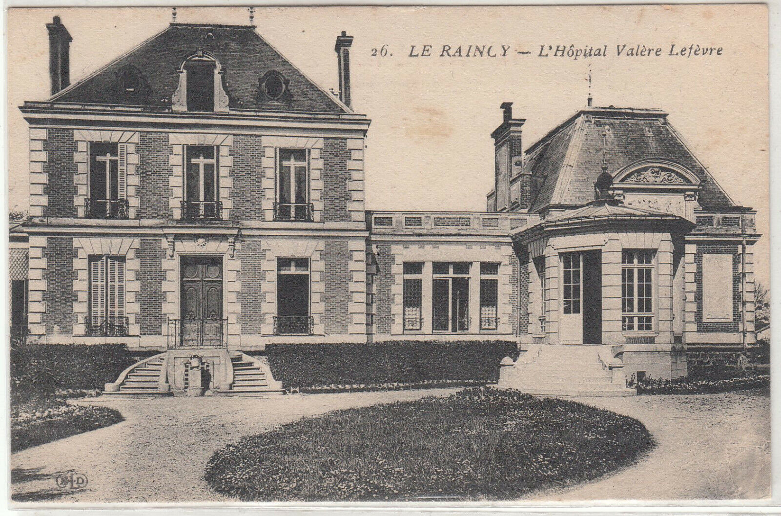 CARTE POSTALE LE RAINCY L HOPITAL VALERE LEFEVRE 123958287925