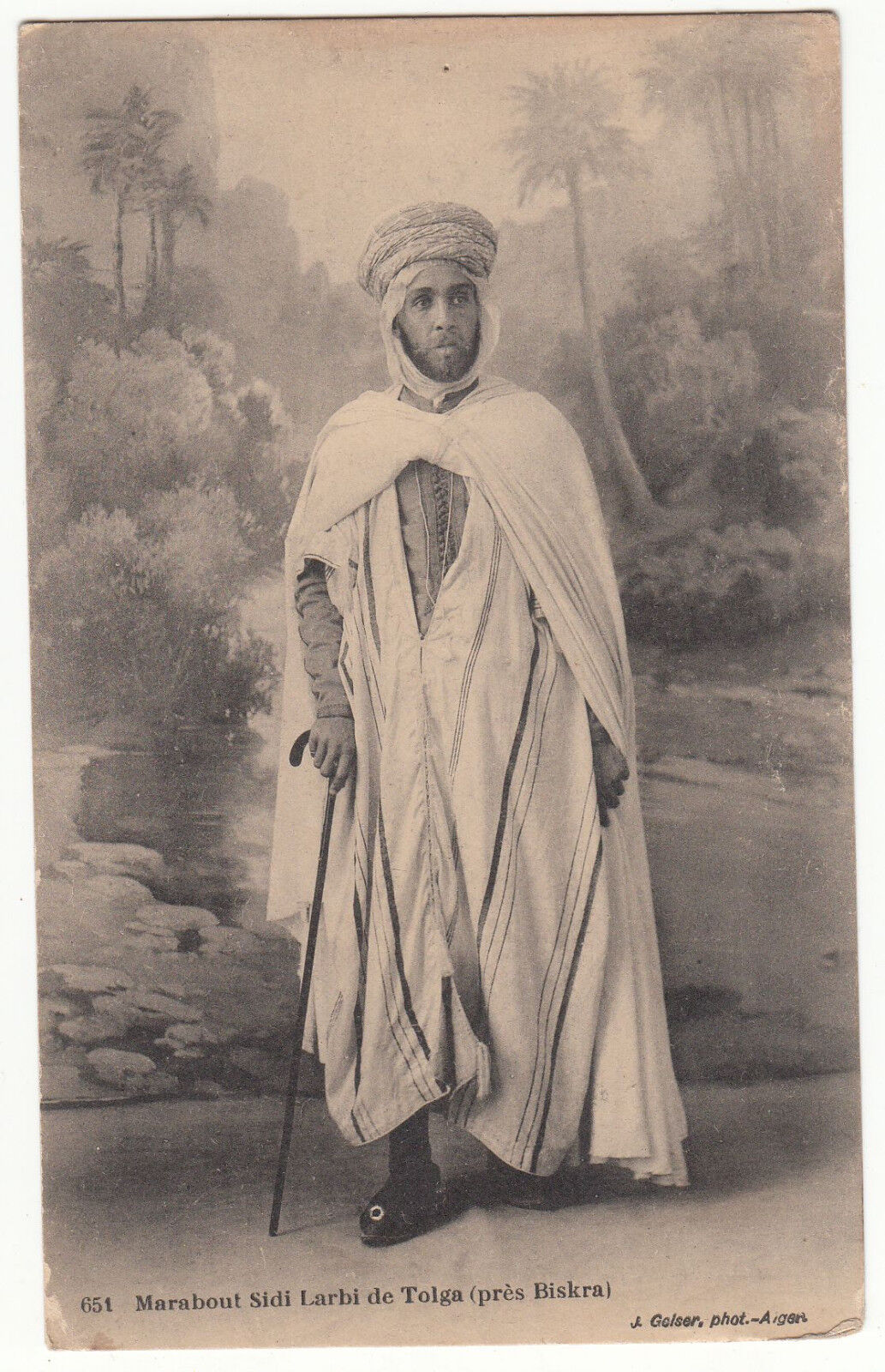 CARTE POSTALE MARABOUT SIDI LARBI DE TOLGA PRES BISKRA 401475381065