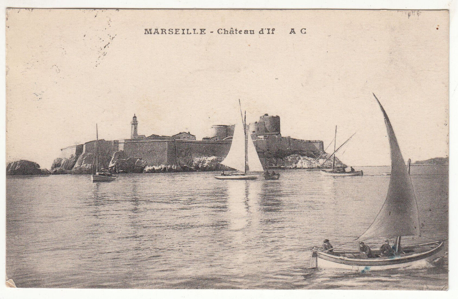 CARTE POSTALE MARSEILLE CHATEAU D IF 401280427335