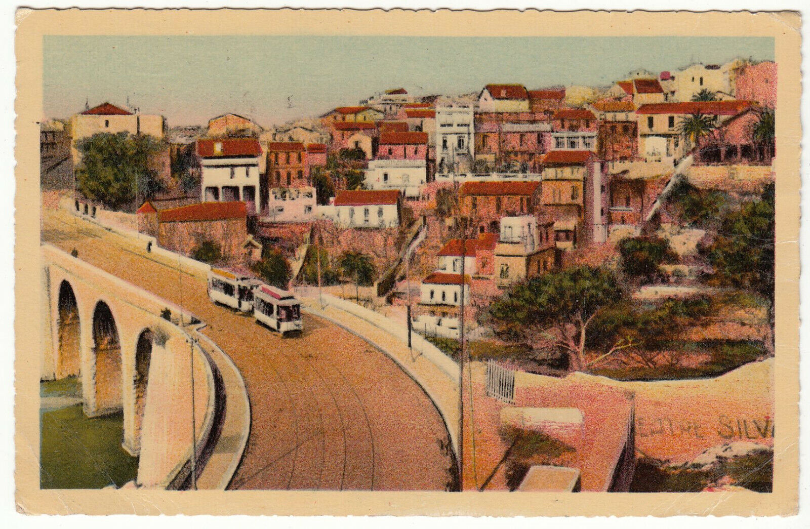 CARTE POSTALE MARSEILLE LA CORNICHE PONT DE LA FAUSSE MONNAIE 401957110755