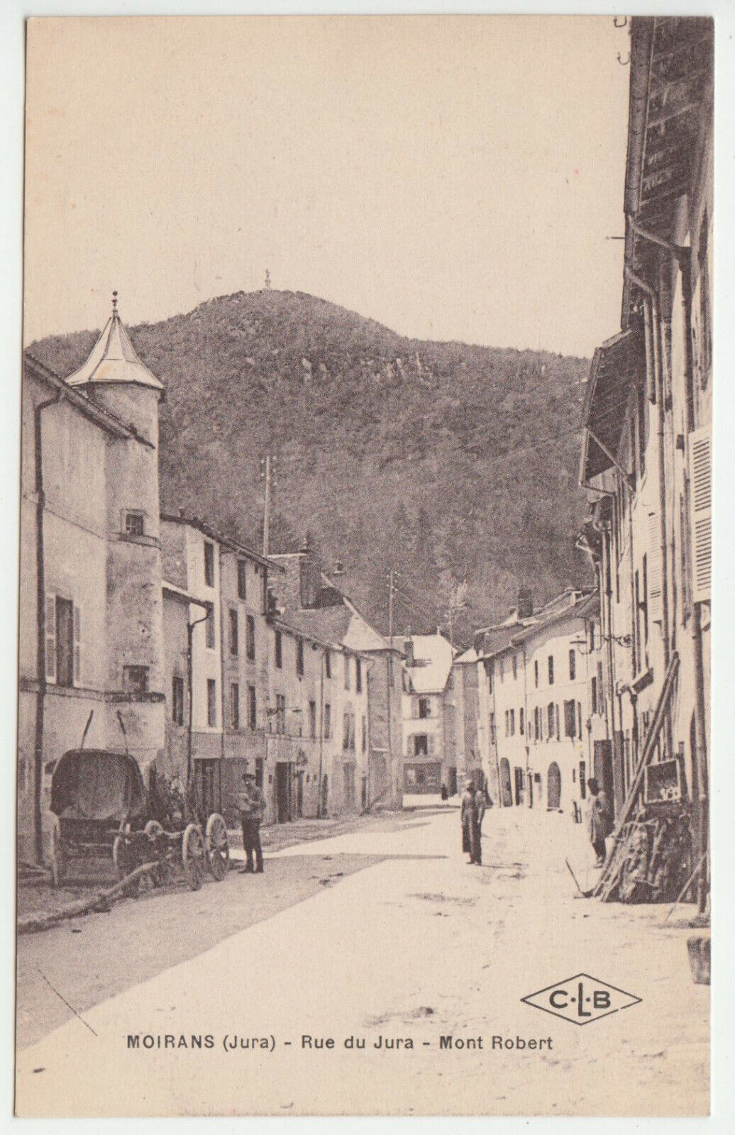 CARTE POSTALE MOIRANS RUE DU JURA MONT ROBERT 124185924235