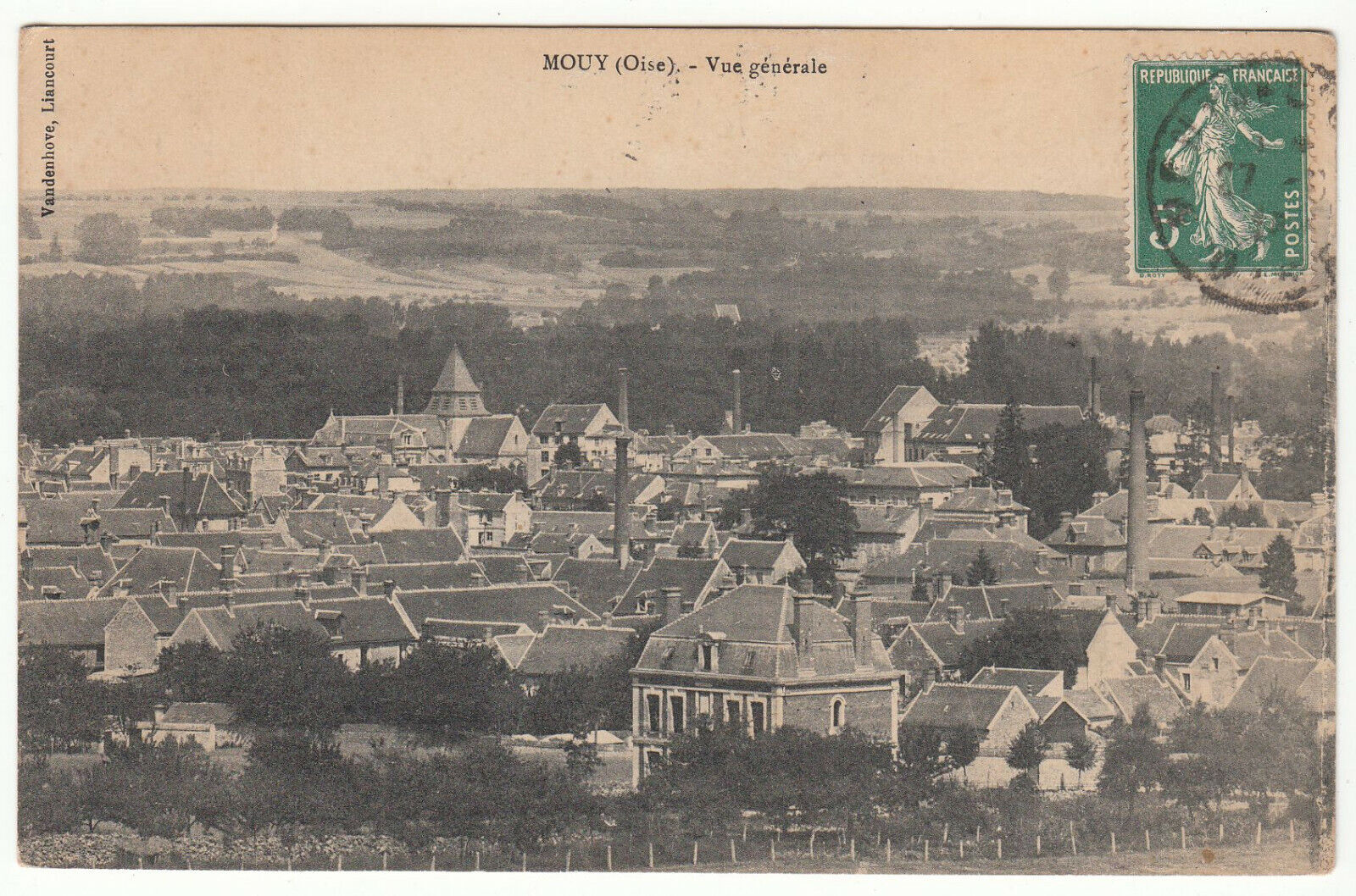 CARTE POSTALE MOUY OISE VUE GENERALE 123977500985