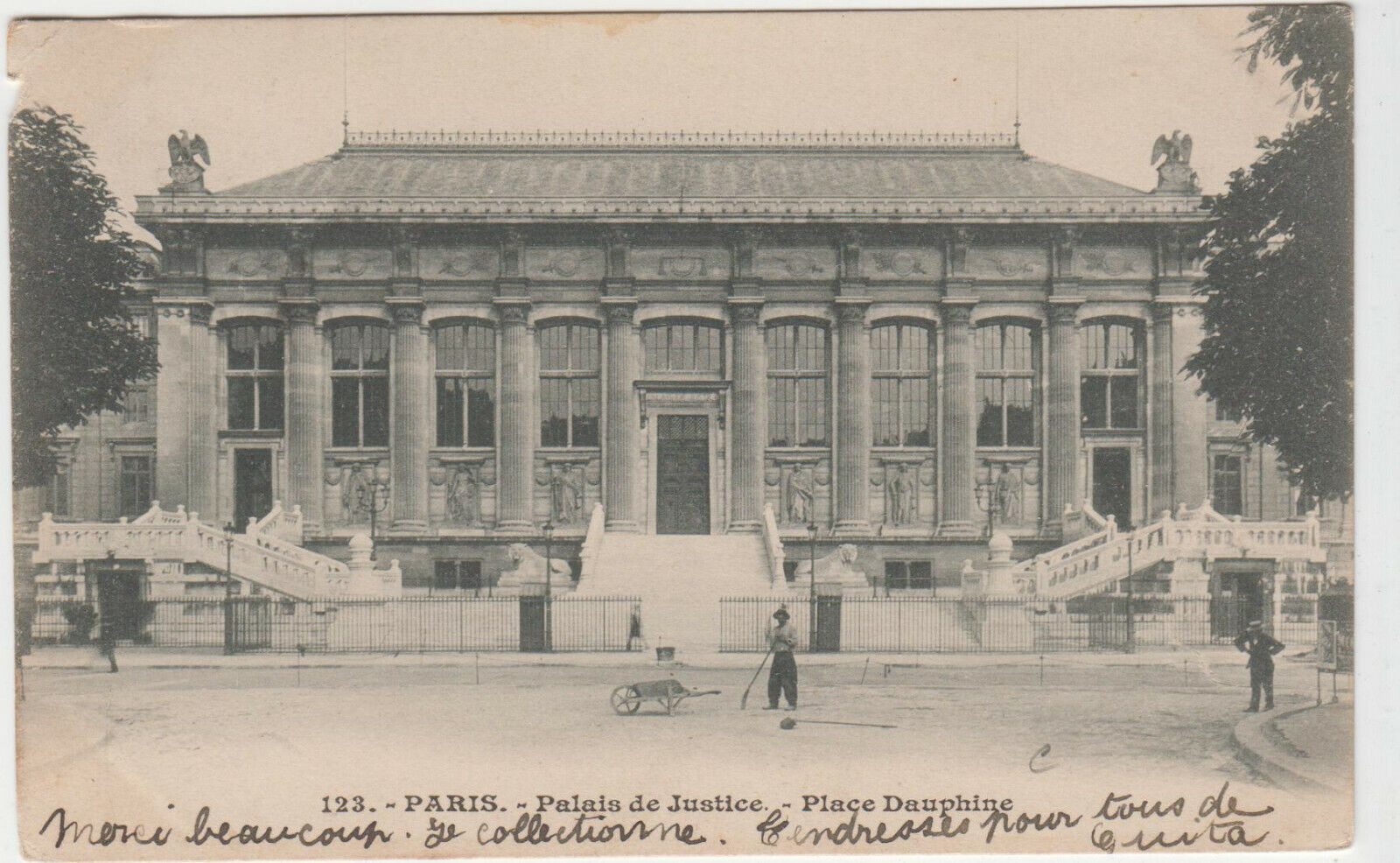 CARTE POSTALE PARIS PALAIS DE JUSTICE PLACE DAUPHINE 401908081735