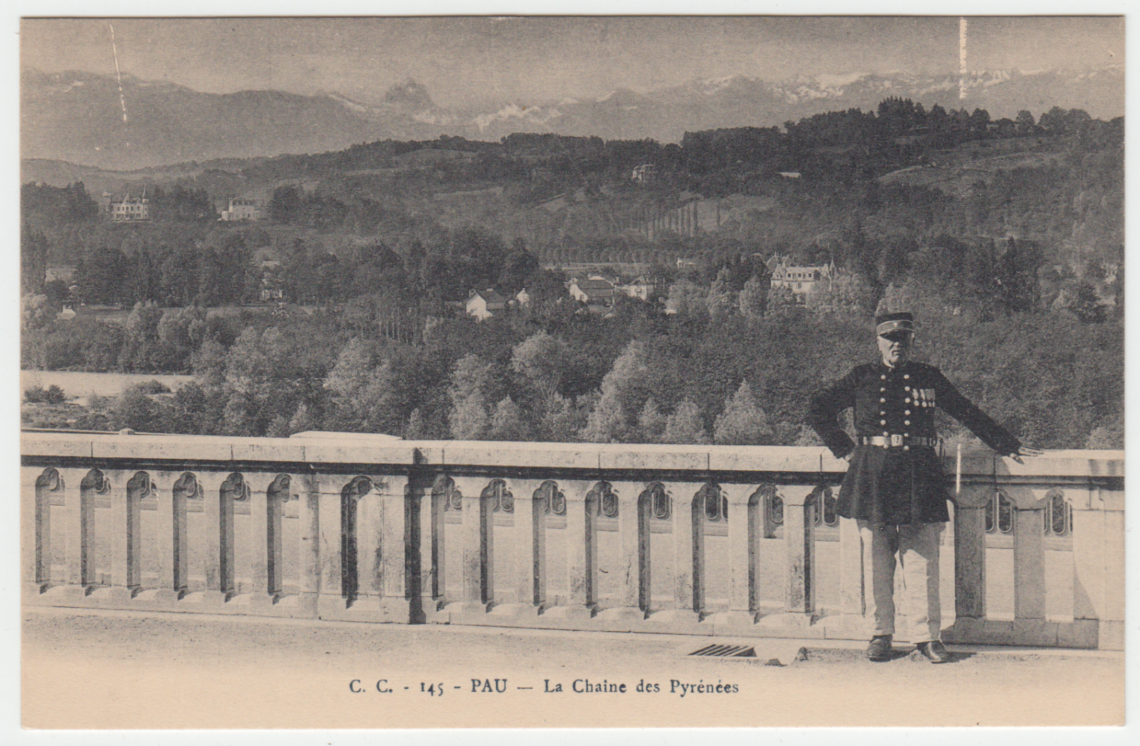 CARTE POSTALE PAU CHAINE DES PYRENEES 124658460195