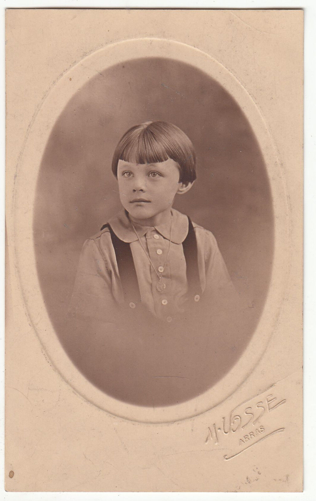 CARTE POSTALE PHOTO ENFANT JUIN 1927 PIERRE VAST 401387011605