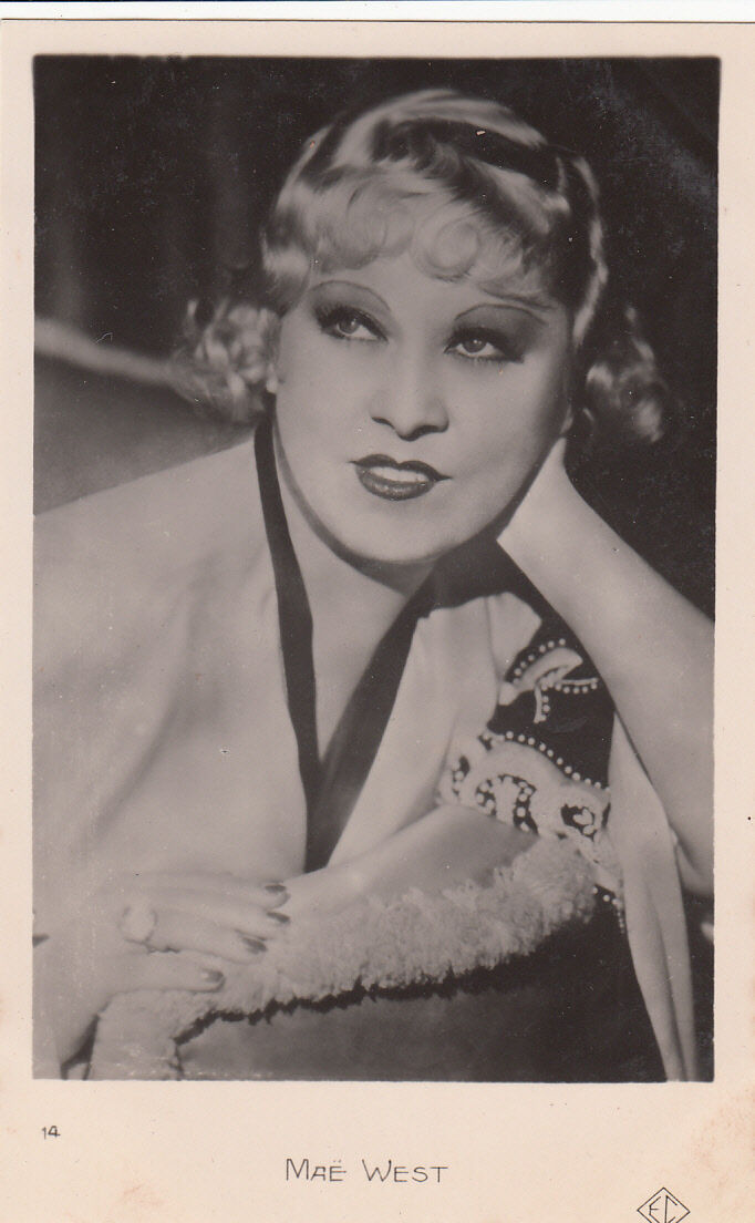 CARTE POSTALE PHOTO PERSONNALITE MAE WEST 400341863575