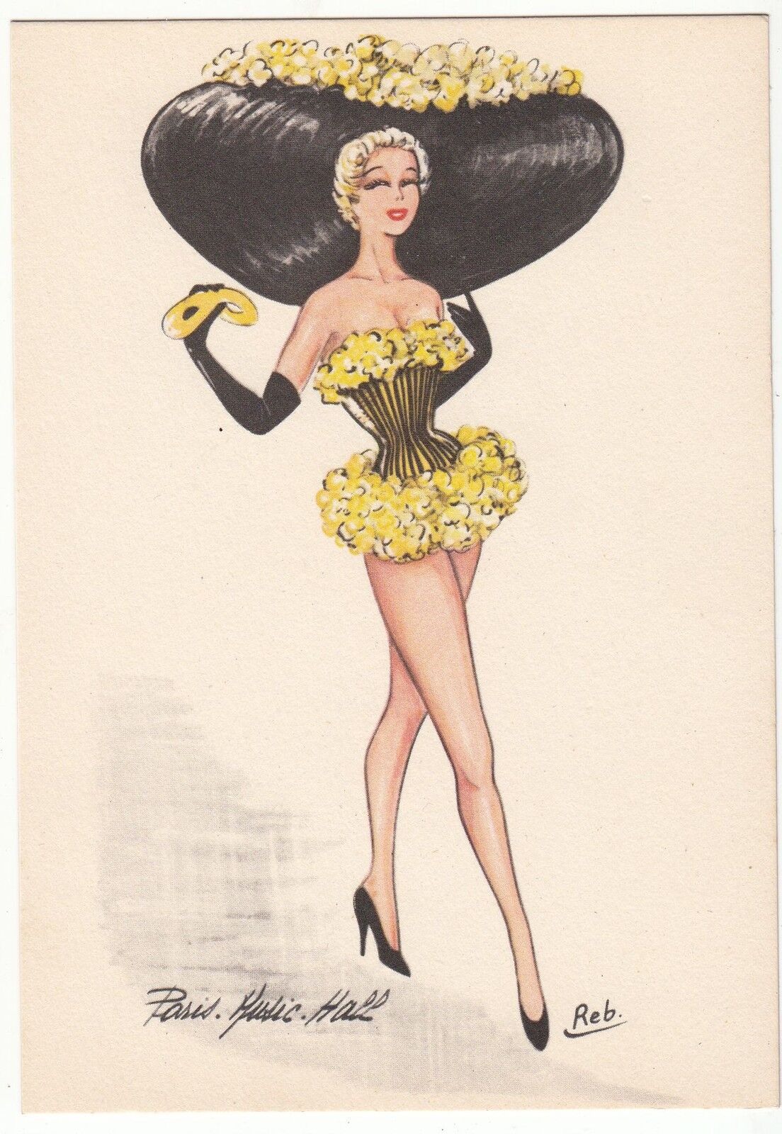 CARTE POSTALE PIN UP FEMME ILLUSTRATEUR JANICOTTE 122170422995