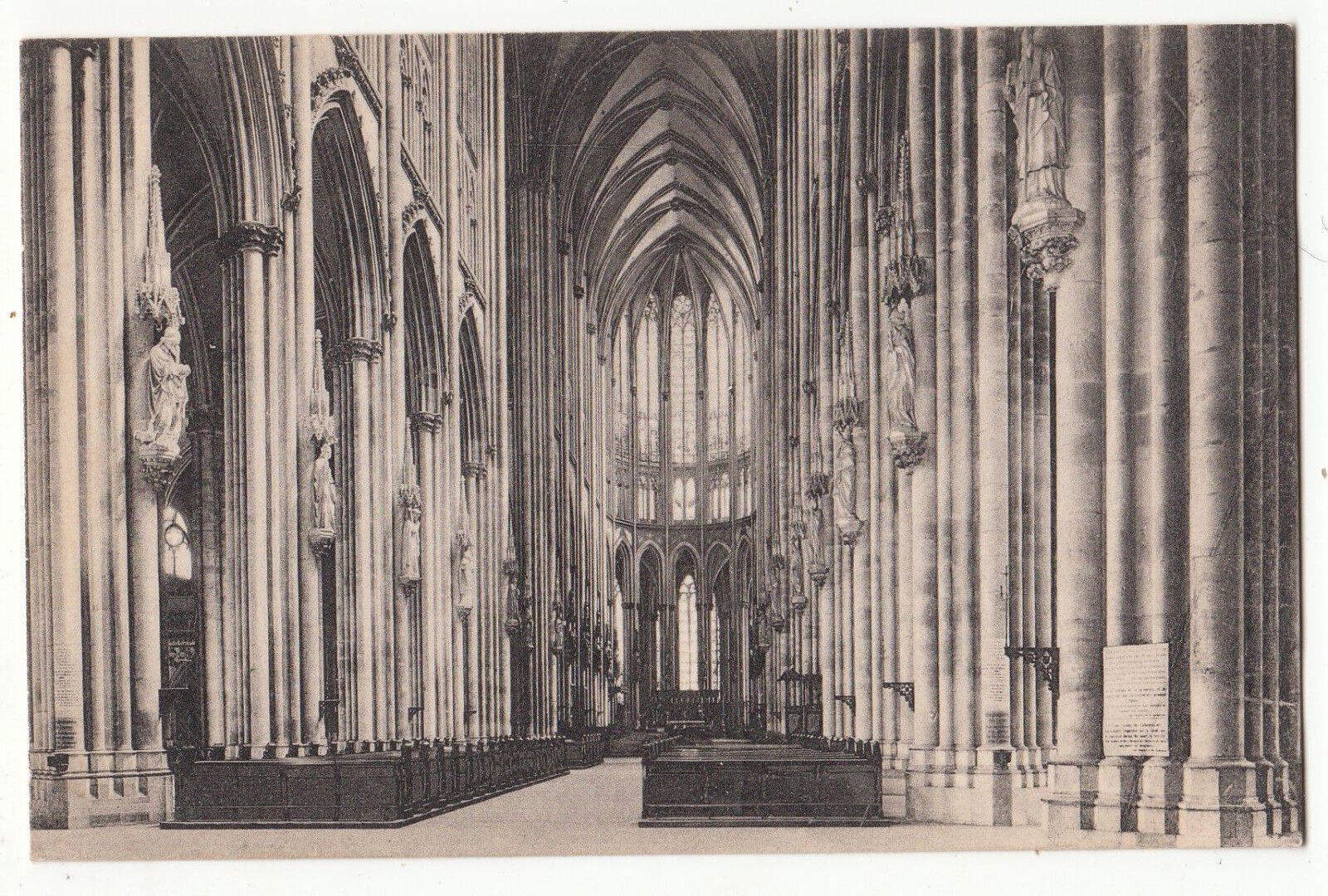 CARTE POSTALE POFTKARTE ALLEMAGNE COLN INNERES DES DOMES 401632605155