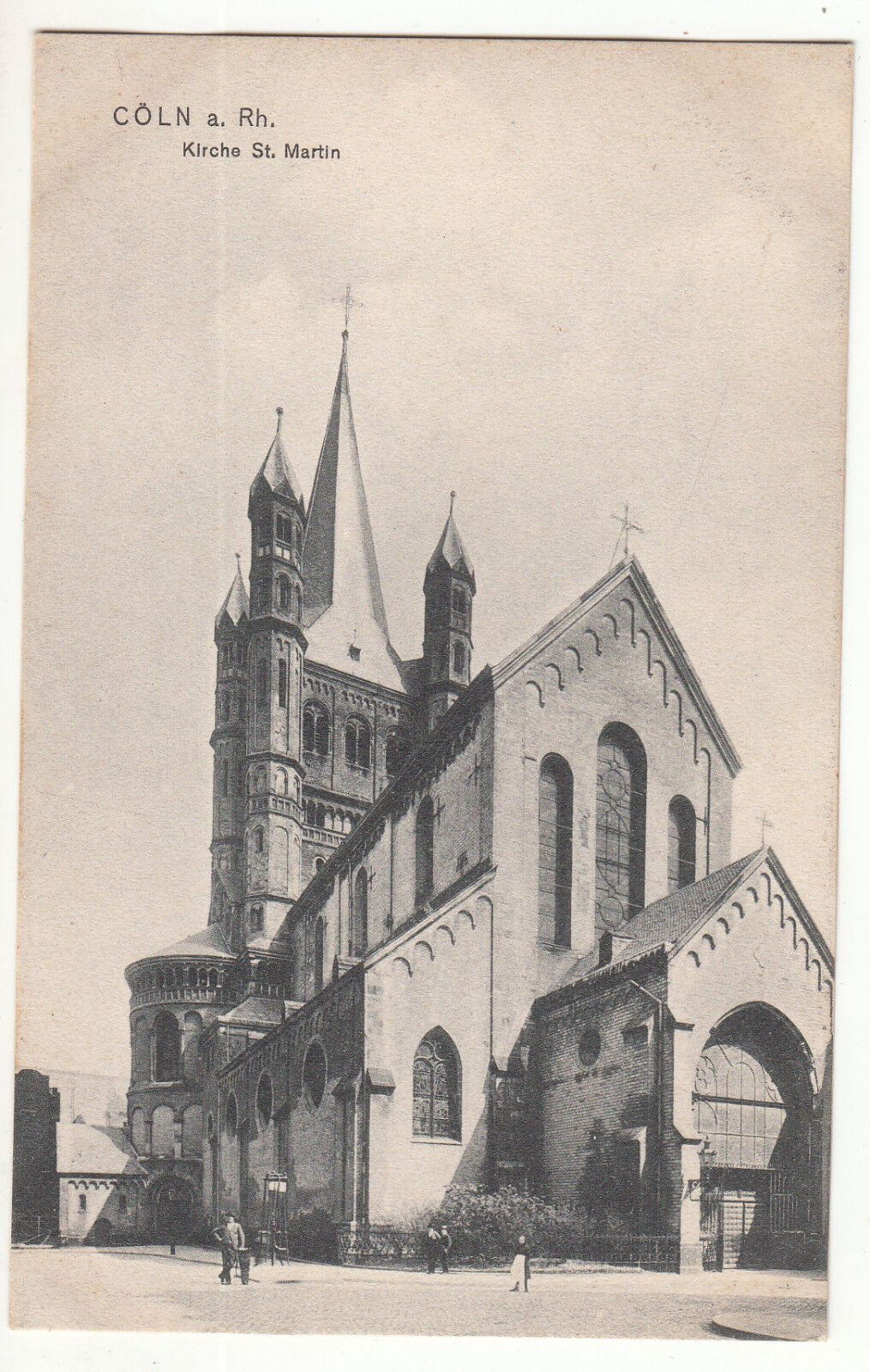 CARTE POSTALE POFTKARTE ALLEMAGNE KOLN A RH KIRCHE ST MARTIN 401622345225