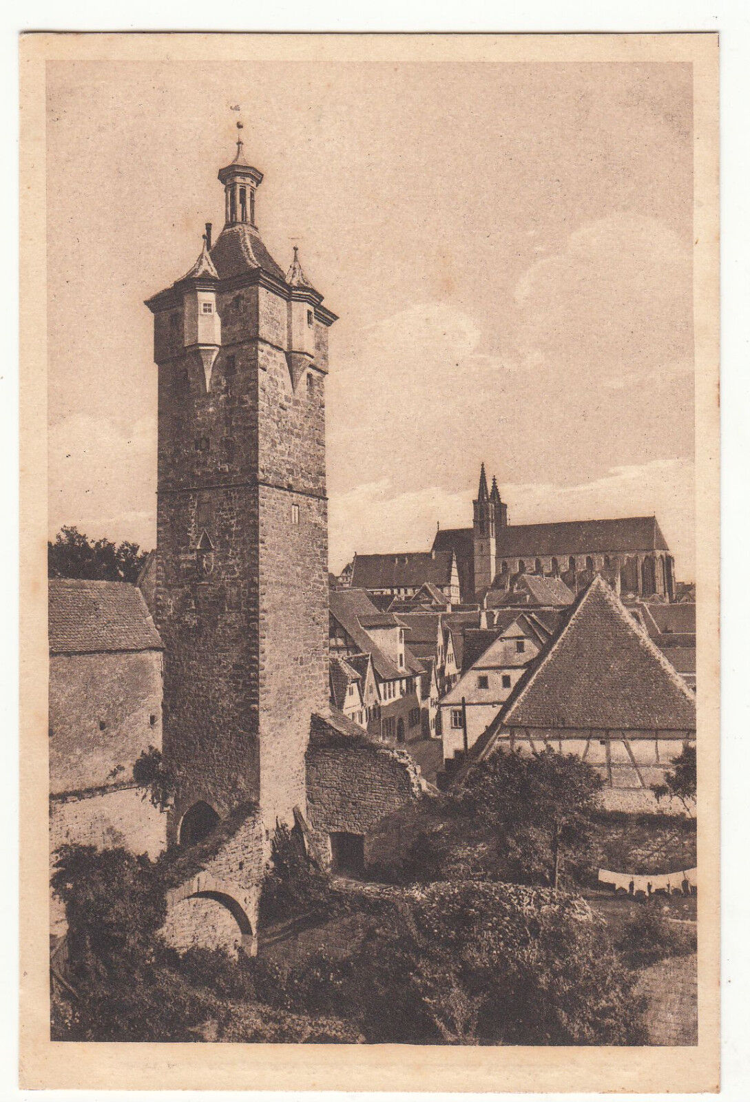 CARTE POSTALE POFTKARTE ALLEMAGNE ROTHENBURG O T AEUSSERE ANSICHT DES KLINGENTOR 401622970435