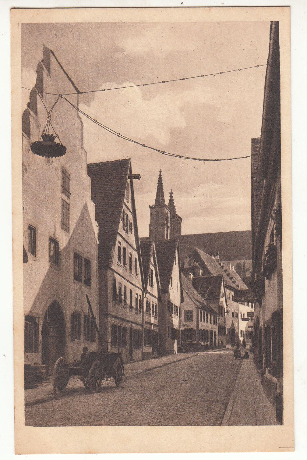 CARTE POSTALE POFTKARTE ALLEMAGNE ROTHENBURG O T KLINGENGASSE 401623476955