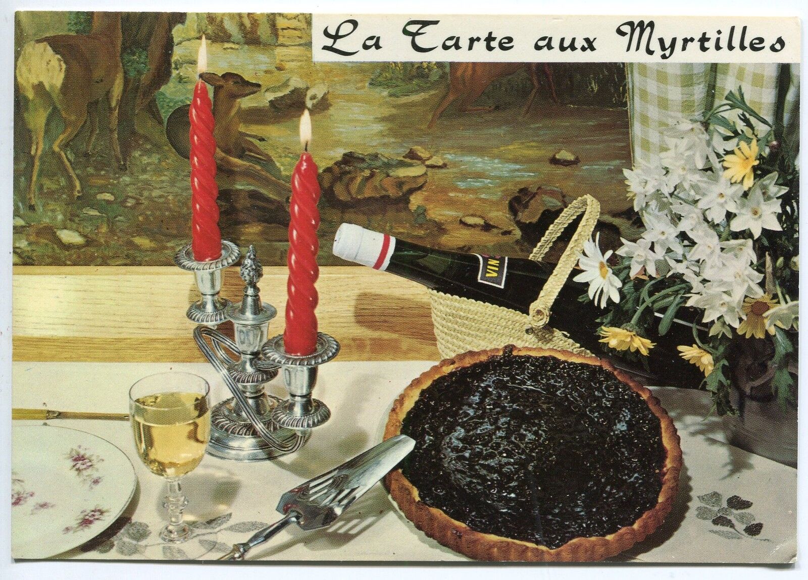 CARTE POSTALE RECETTE LA TARTE AUX MYRTILLES D EMILE BERNARD N 89 400781724745