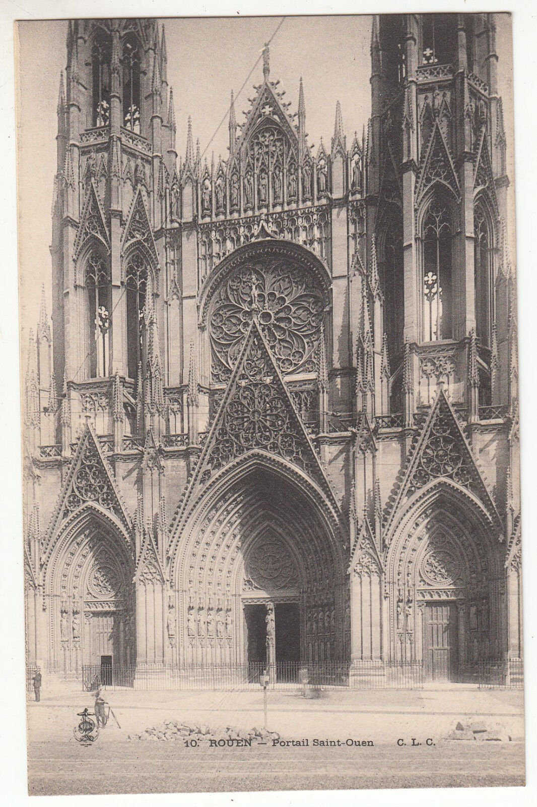 CARTE POSTALE ROUEN PORTAIL SAINT OUEN 401385407875