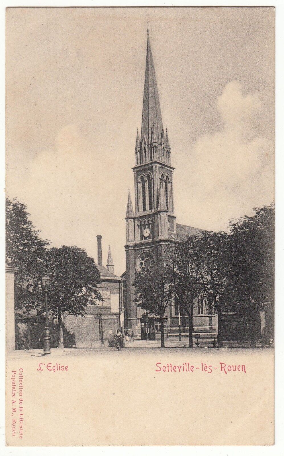 CARTE POSTALE SOTTEVILLE LES ROUEN L EGLISE 122137839375