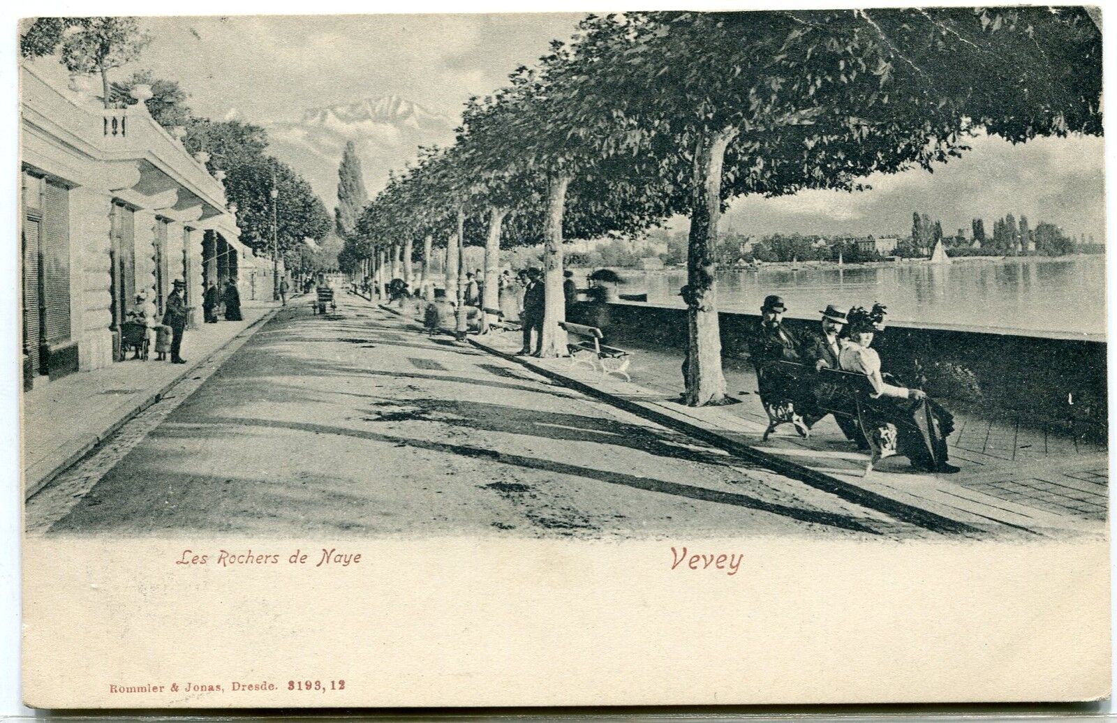 CARTE POSTALE SUISSE VEVEY LES ROCHERS DE NAYE 400661041455