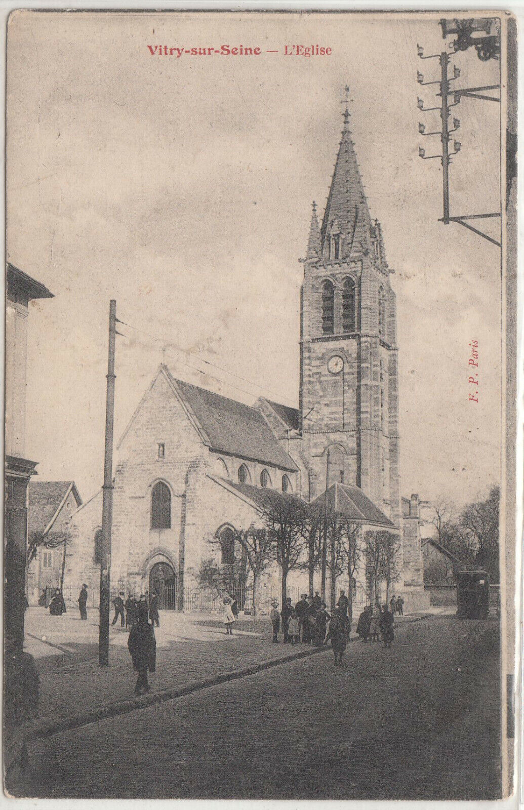 CARTE POSTALE VITRY SUR SEINE L EGLISE 123958802905