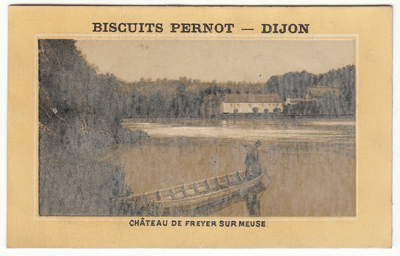 CHROMO BISCUITS PERNOT DIJON CHATEAU DE FREYER SUR MEUSE 124017842445