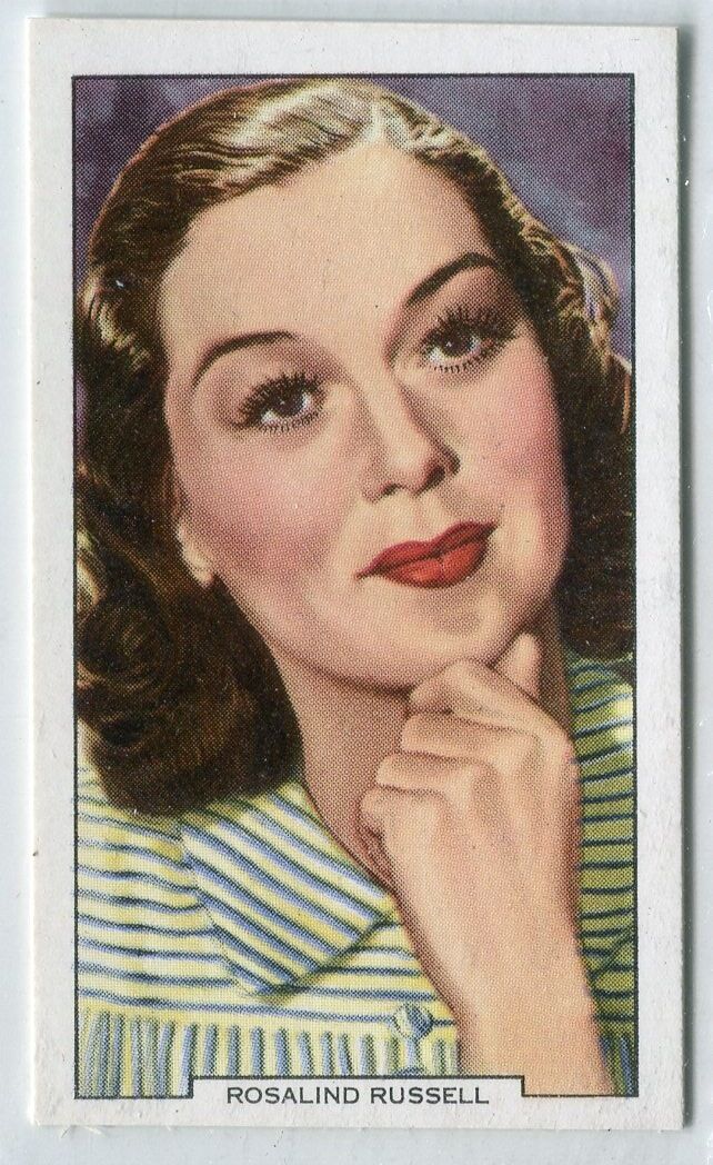 CHROMO PERSONNAGE CELEBRE STAR ROSALIND RUSSELL 400335056375