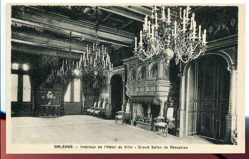 CPA ORLEANS INTERIEUR DE HOTEL DE VILLE 110614107885