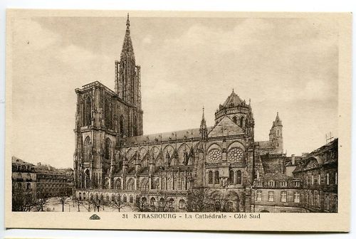 CPA STRASBOURG LA CATHEDRALE COTE SUD 110614111135