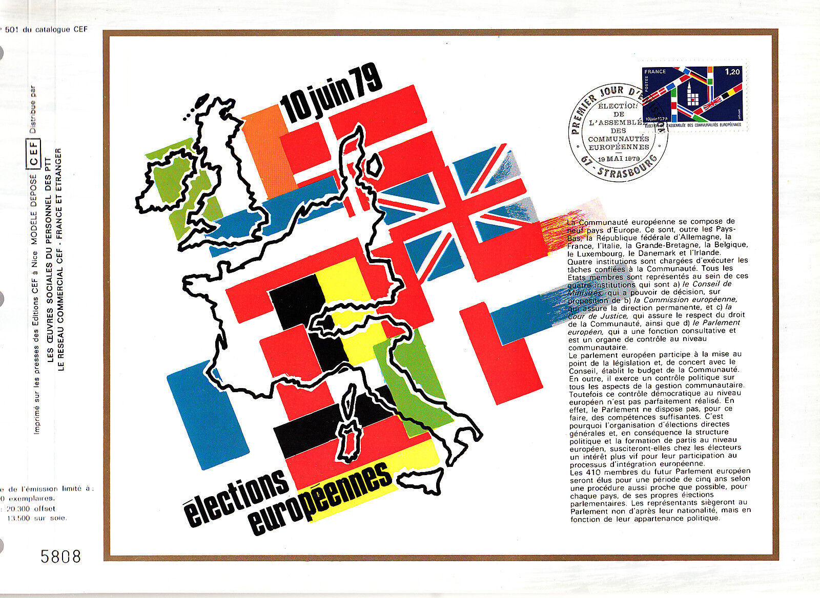 DOCUMENT CEF PREMIER JOUR 1979 ELECTIONS EUROPEENNES 400424815825