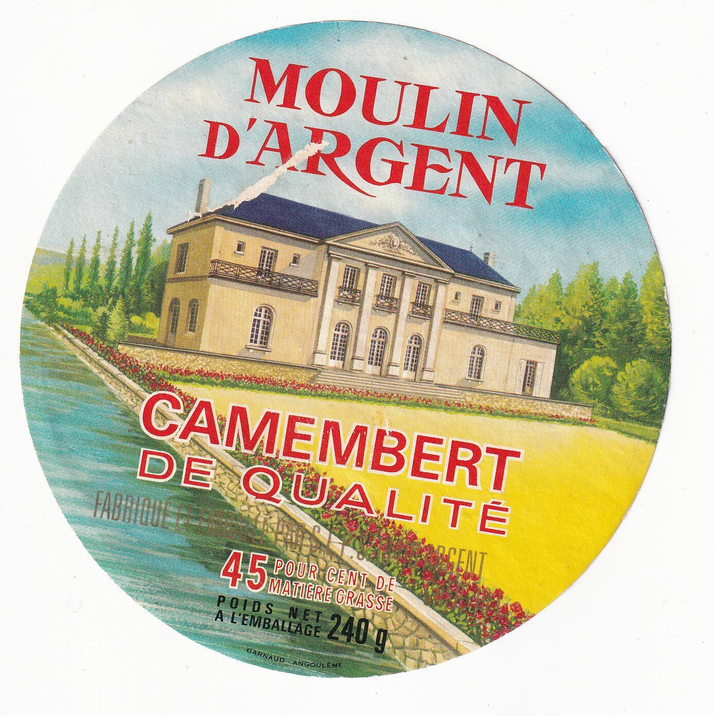 ETIQUETTE FROMAGE CAMEMBERT MOULIN D ARGENT MAISON 125264489785