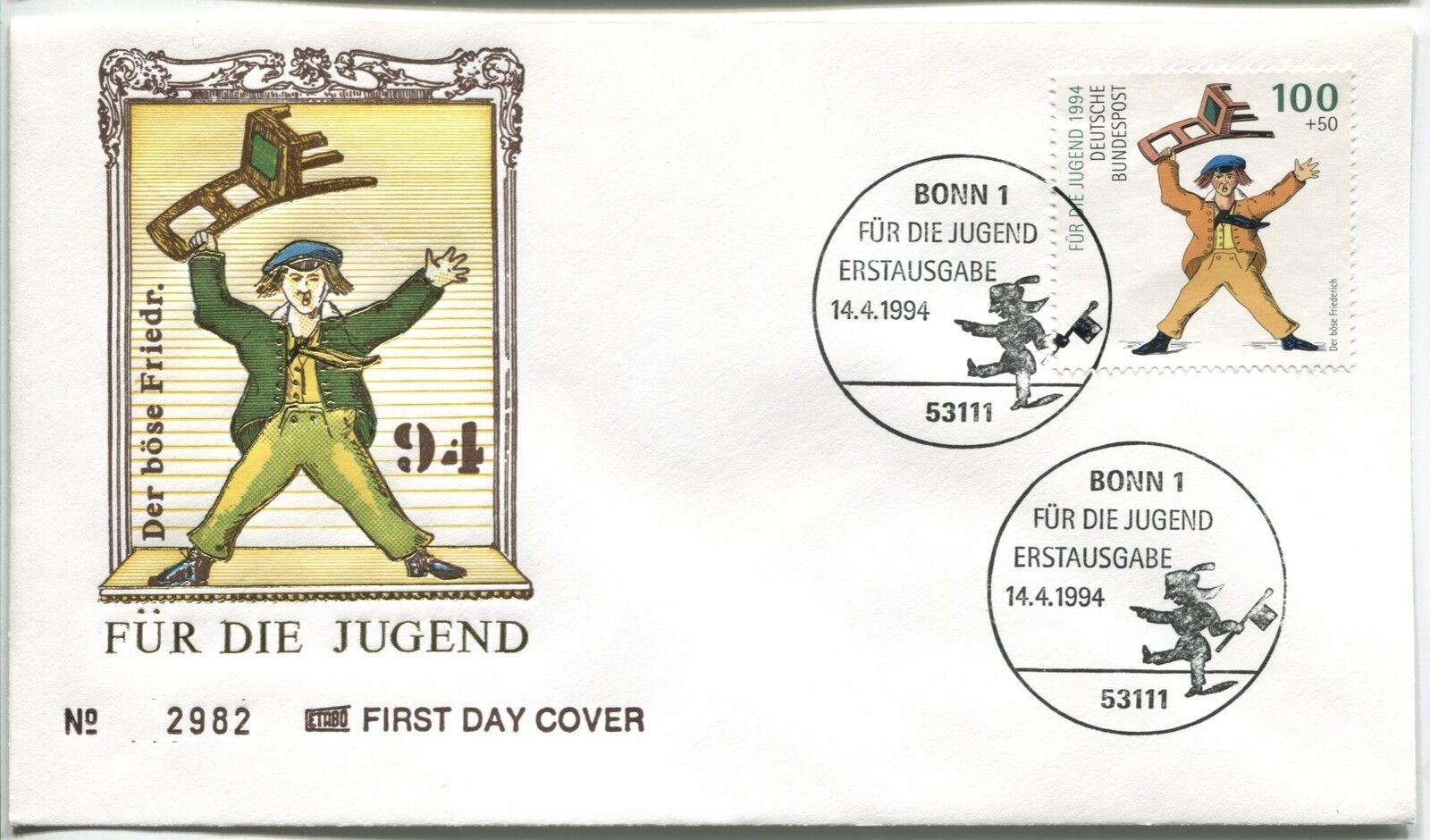 FDC BOON 14041994 THEME PERSONNAGE FOLKLORE 120874947385