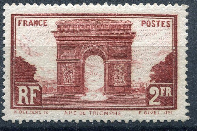 FRANCE TIMBRE N 258 ARC DE TRIOMPHE DE L ETOILE 121000019775