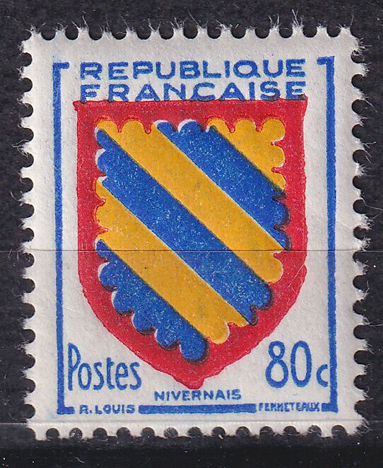 FRANCE TIMBRE NEUF N 1001 ARMOIRIE DU NIVERNAIS 404179340555