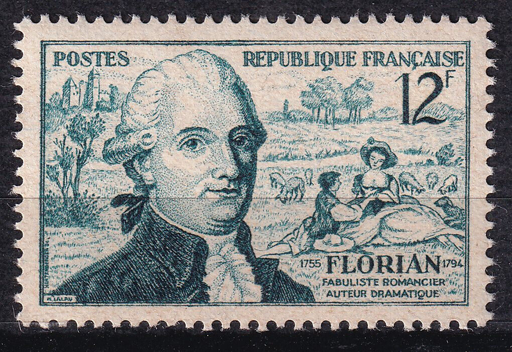 FRANCE TIMBRE NEUF N 1021 JEAN PIERRE CLARIS DE FLORIAN 404180496215