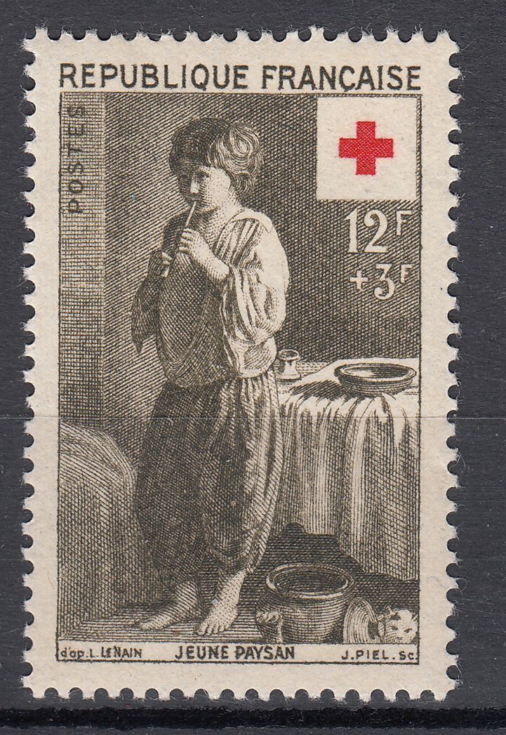 FRANCE TIMBRE NEUF N 1089 CROIX ROUGE JEUNE PAYSANS 400655235005