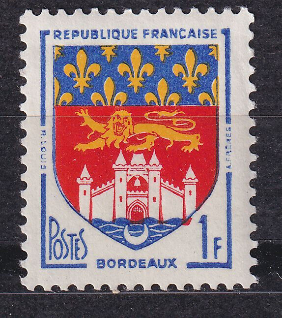 FRANCE TIMBRE NEUF N 1183 ARMOIRIE DE BORDEAUX 404185625625