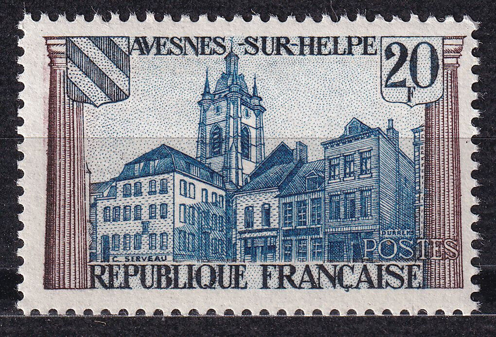 FRANCE TIMBRE NEUF N 1221 AVESNE S HELPE LA PLACE GUILLEMIN 125800405865